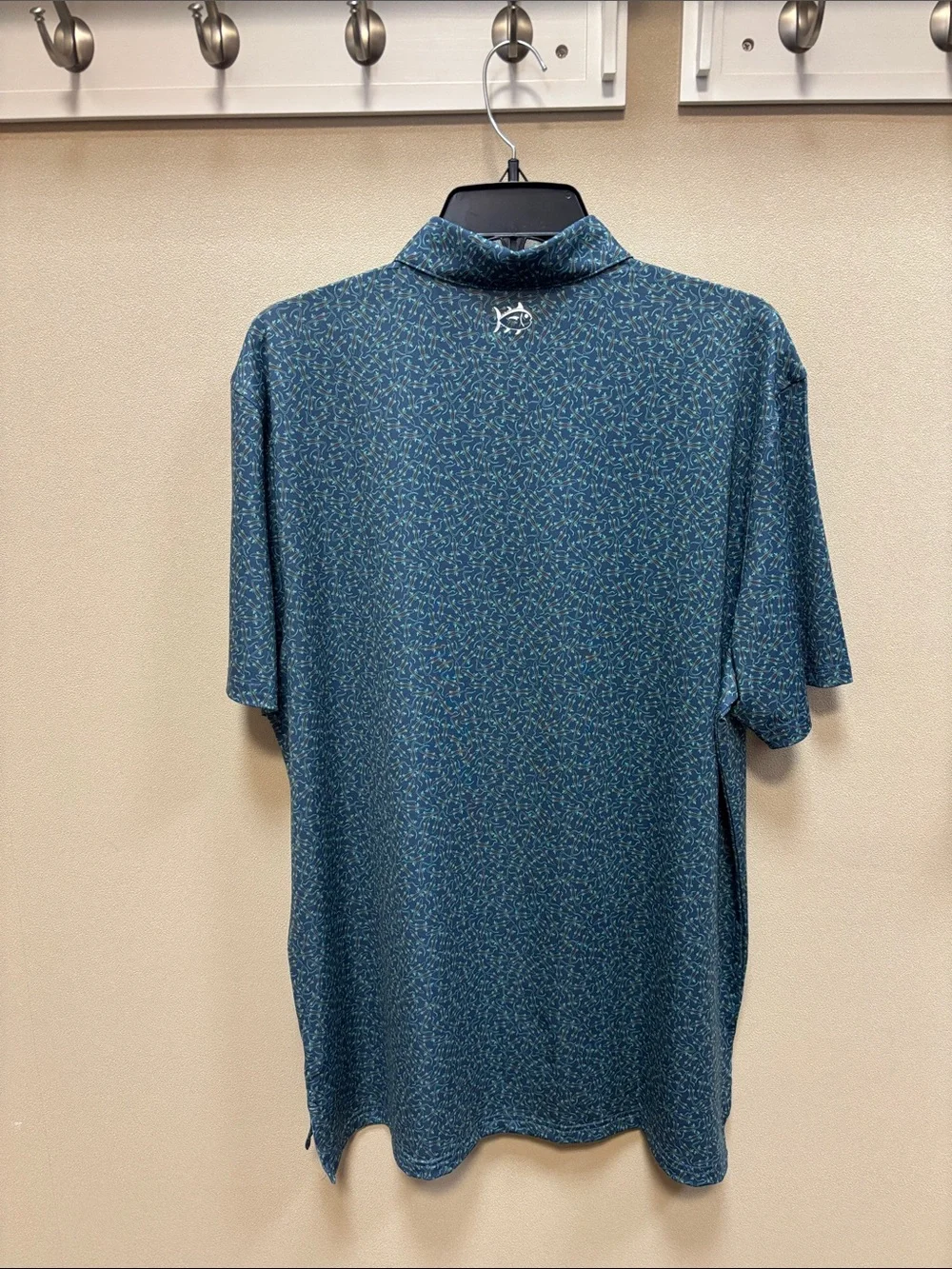 Southern Tide M’s XXL Iguana Glee SSPolo, LghtIndigo Colrway #1183, Style# 11736 - Picture 9 of 10